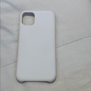 iPhone 11 white silicone case